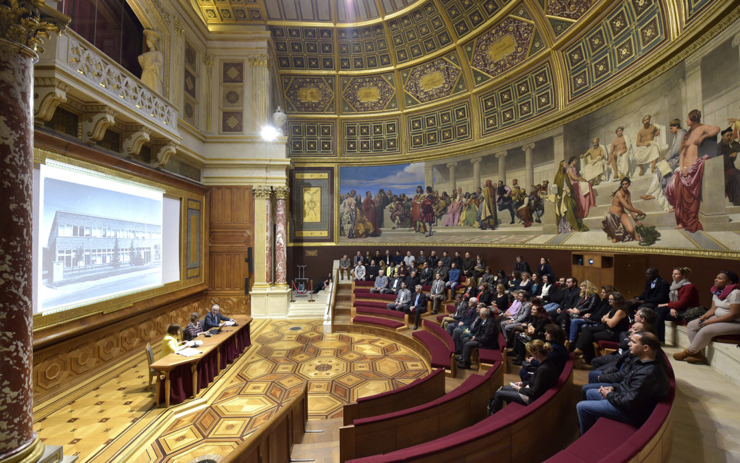 Les équipes du CTMNC et de la FFTB aux Beaux Arts de Paris pour fêter les 60 ans du CTMNC